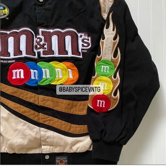 RARE 1:1 M&M Nascar Madison Beer Racing Jacket - Picture 7 of 13